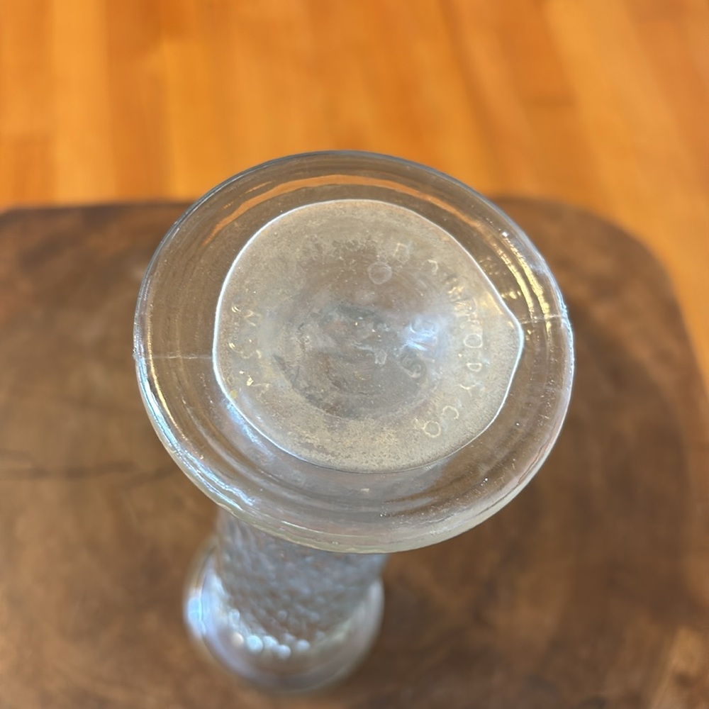 Set of 3 Vintage Clear Glass Bud Vases - Anchor Hocking & E.O. Brody - Picture 3 of 9